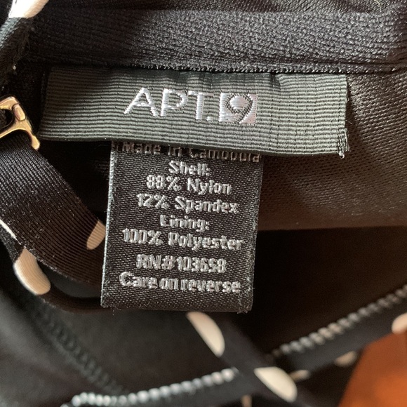 Apt. 9 Polka Dot Swim Top - Picture 6 of 6